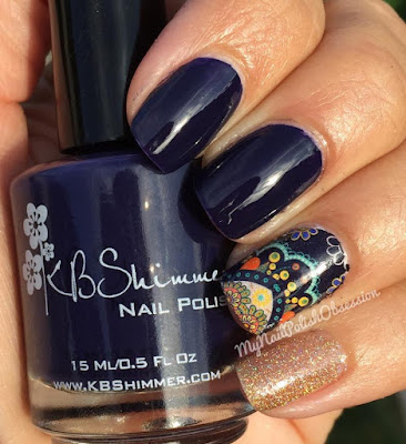 KBShimmer Boho Floral Water Slide Decal