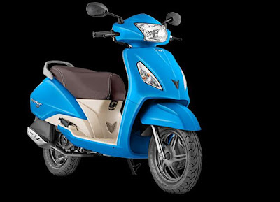 TVS Jupiter peurl blue scooter 110cc
