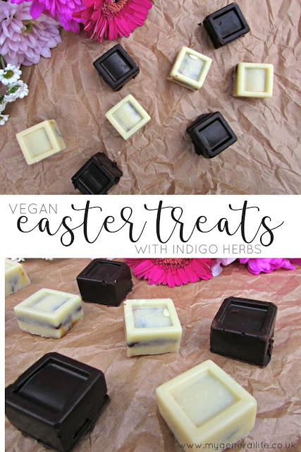 Here's some decadent Easter treats in collaboration with Indigo Herbs. All cruelty free and vegan and, if you ask me, delicious!