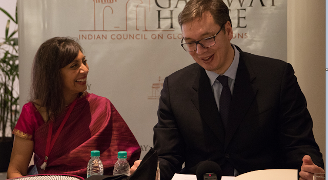 Prime Minister of Serbia, Aleksandar Vucic, discusses the European Union and India-Serbia ties