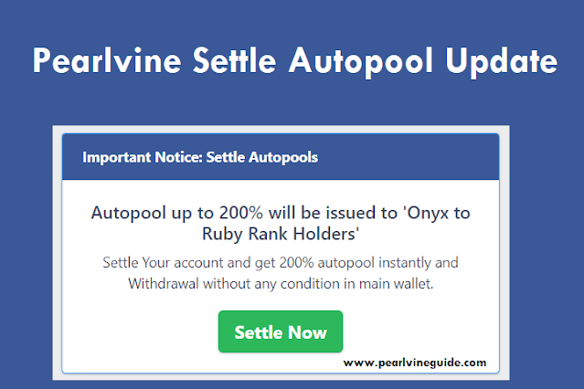 pearlvine auto pool update settle auto pool