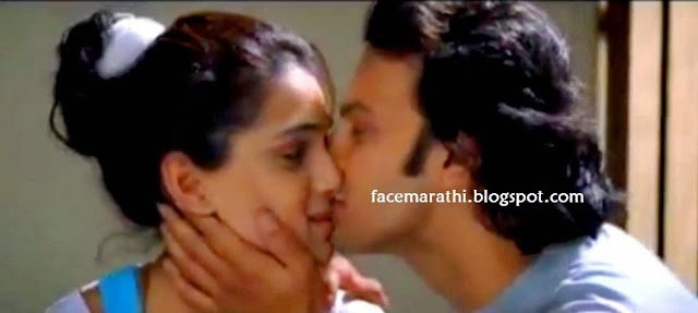 Actor Adinath Kothare had a kissing scene with his wife Urmila Kanetkar in the film Dubhang