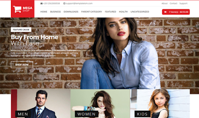 Mega Shop Blogger Template