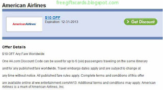 Free Printable American Airlines Coupons