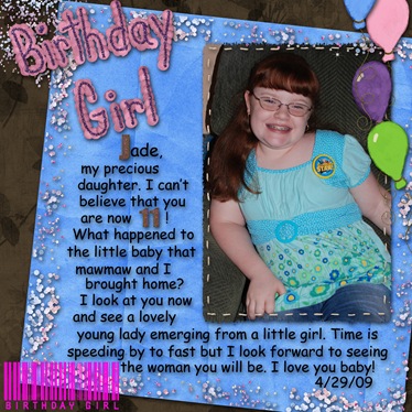 Nancy-Birthday Girl