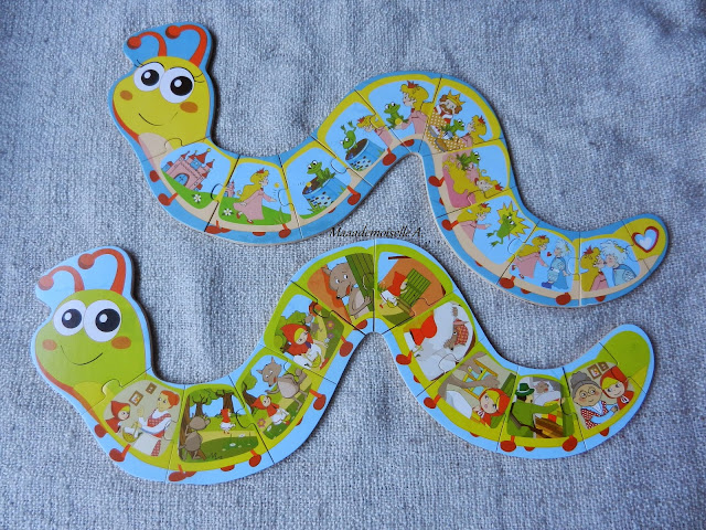 || Play Tive Junior : 2 puzzles chenille en bois (Présentation & Avis) 