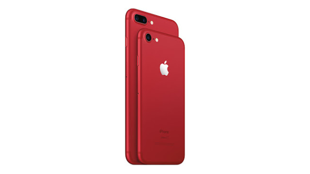 Tim Cook looks red: Apple shows new iPhone 7 product Red