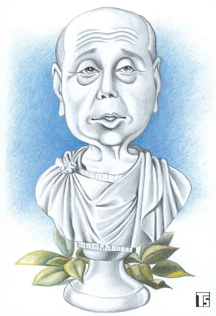 Silvio Berlusconi .. Caricature by Teuvo Salminen - Finland