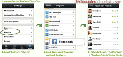 wechat facebook plugins