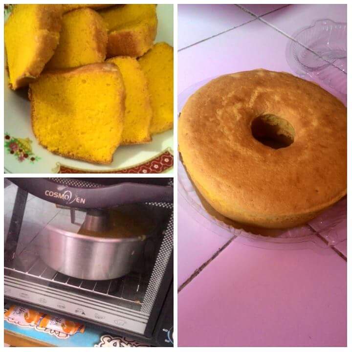 Resep kue Bolu labu kuning - Yuni kitchen