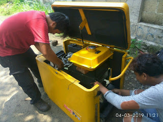 service genset bensin