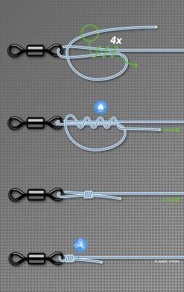 The Grinner Fishing Knot Tutorial for Jewelry Clasp Ends / The