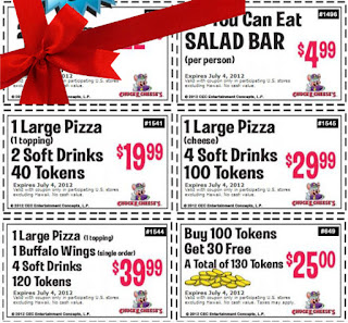 Free Printable Chuck E Cheese Coupons