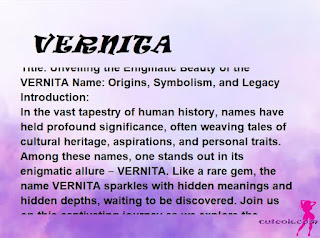 meaning of the name "VERNITA"