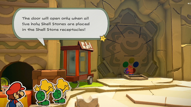 Paper Mario The Origami King holy Shell Stones Koopa Troopas