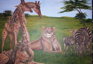 peaceable kingdom painting