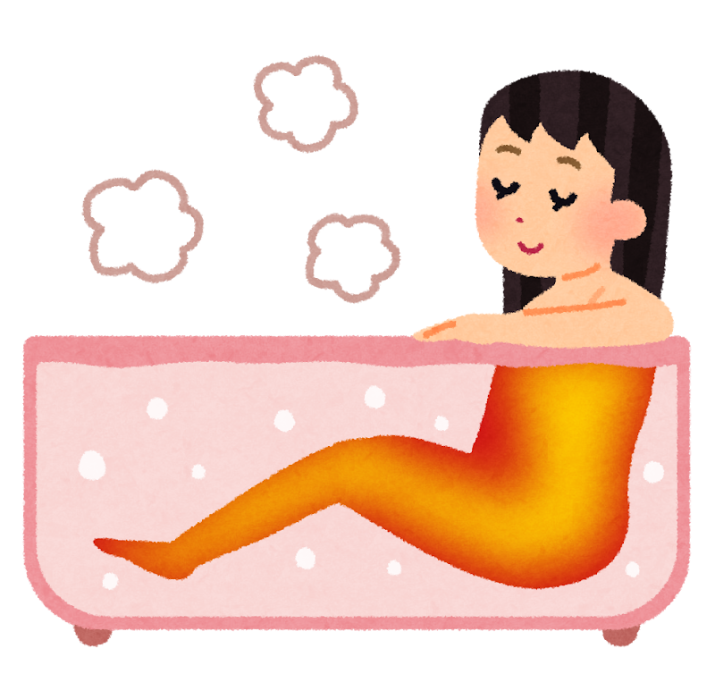 お風呂で温まっている女性のイラスト かわいいフリー素材集 いらすとや お風呂で温まっている女性のイラスト かわいいフリー素材集 いらすとや