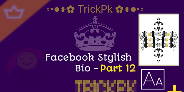 Facebook New Stylish Bio Symbols - Part 12