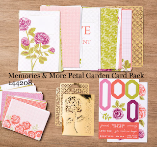 MidnightCrafting Memories and More Stampin Up Petal Garden Pack