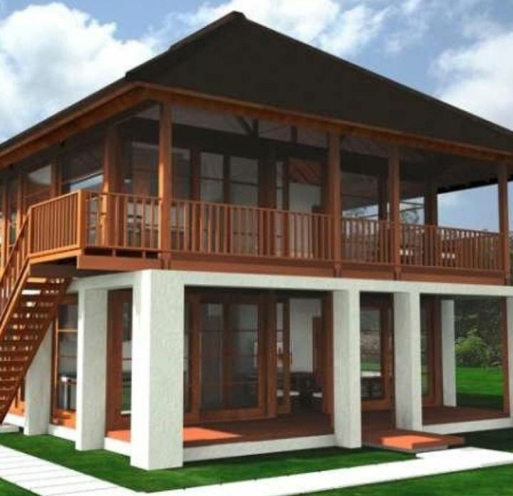 Model Rumah  Papan  Modern  Jasa Bangun Rumah  Kayu Dan Gazebo