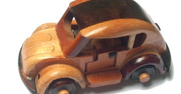 Produk Kerajinan  Kayu  Antik Miniatur VW