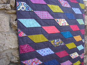 Rockslide quilt pattern by Slice of Pi Quilts