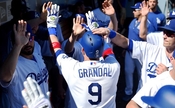 El habanero despachó 22 jonrones en el 2017 con los Dodgers