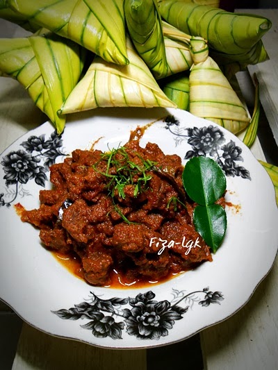 RENDANG DAGING - Hari Raya Aidil Adha.  Fiza's Cooking