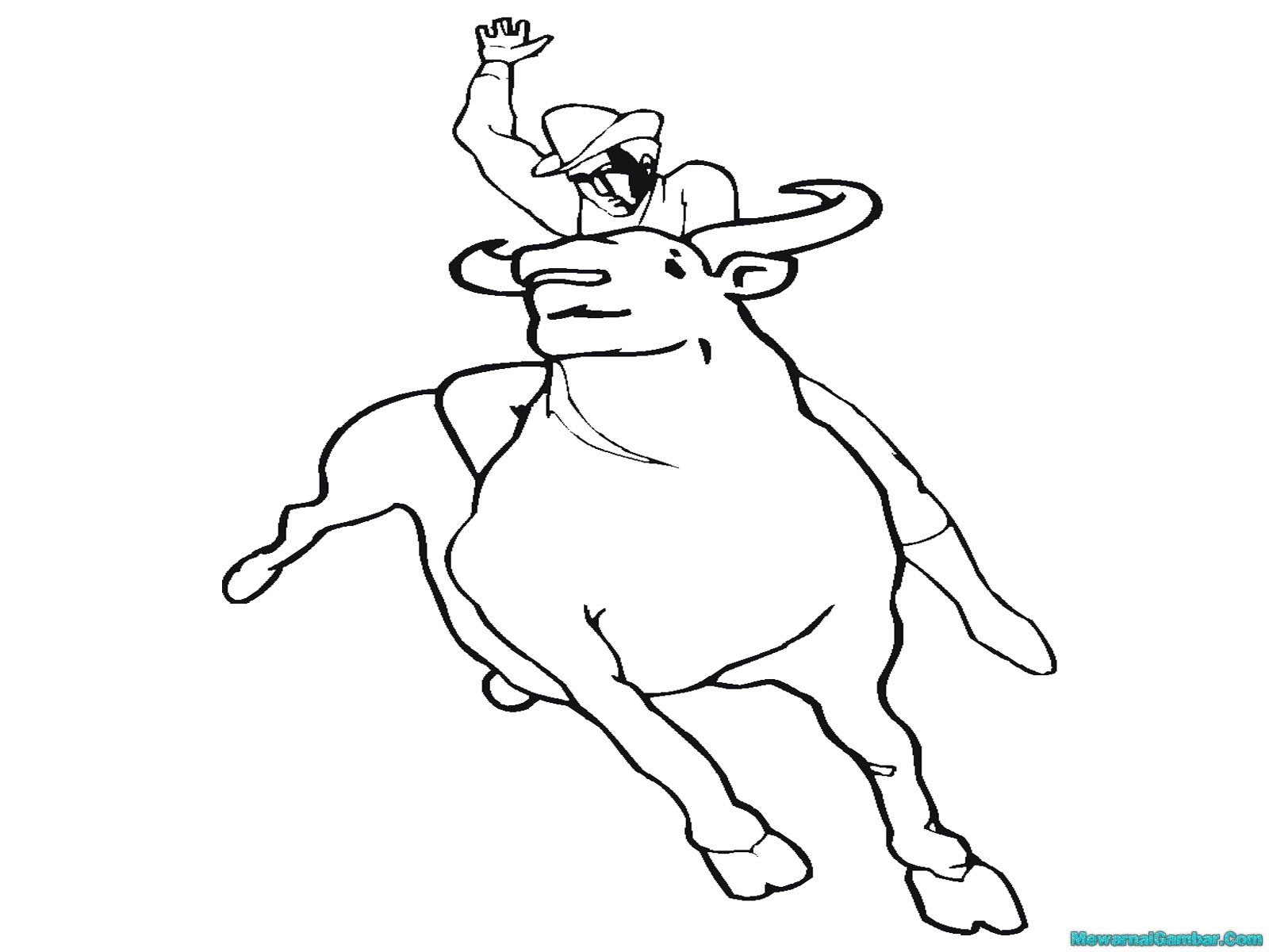 Mewarnai Gambar  Banteng  Mewarnai Gambar 