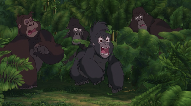 Terk and the Gorillas Tarzan Disney