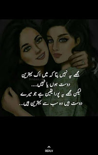 shayari for best friend in urdu