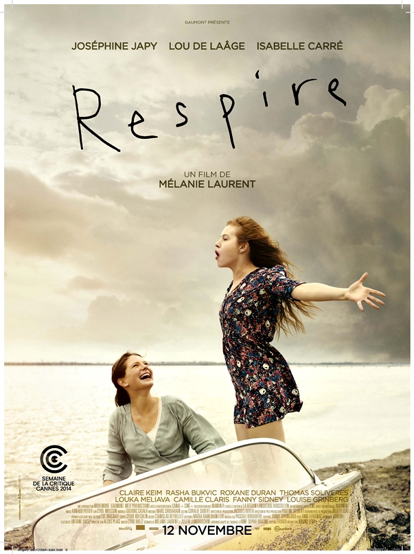 affiche Respire, de Mélanie Laurent