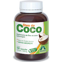 Óleo de Coco 500mg 100 cápsulas da Mediervas