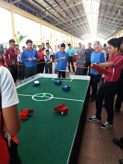 Penyertaan Pertama SMK Dato' Haji Hussein Dalam Soccer Robot  