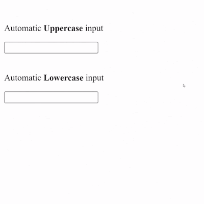 converting user input to uppercase instantly on input.