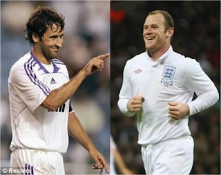 rooney mirip raul, piala dunia 2010