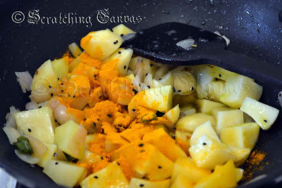 how make and pancake Gravy with Potato : Onion gravy Coriander mix Alu Leaves to Tarkari white  with Dhonepata