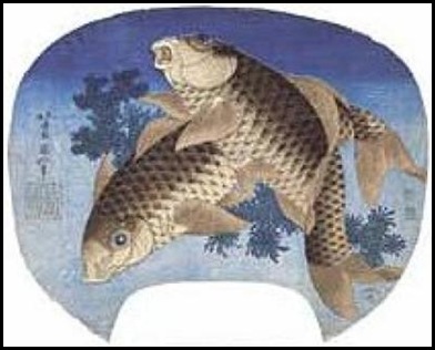 Katsushika-Hokusai-Carpe-nello-stagno-33032
