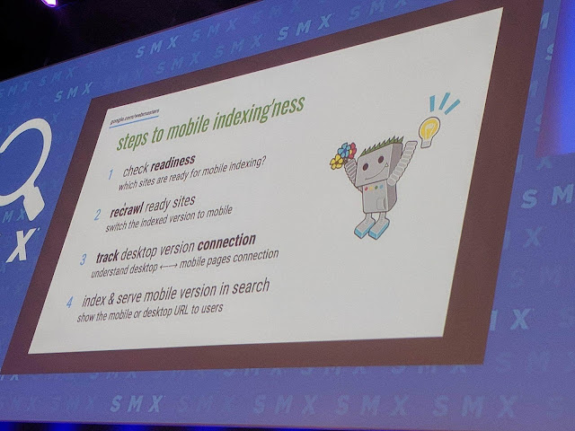 SMX slidershow for Steps to mobile indexing'ness