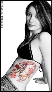 Cherry Blossom Tattoo, Japanese Tattoo, Side Body Tattoo, Female Tattoo, Flower Tattoo, Japanese Cherry Blossom Tattoo, Tattoos, Tattoo Designs, Feminine Tattoo, Sexy Tattoo