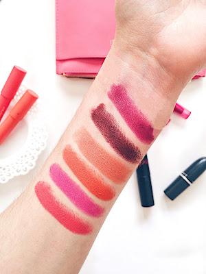 unwearable lipsticks berry brights coral peach pink  swatches autumn 