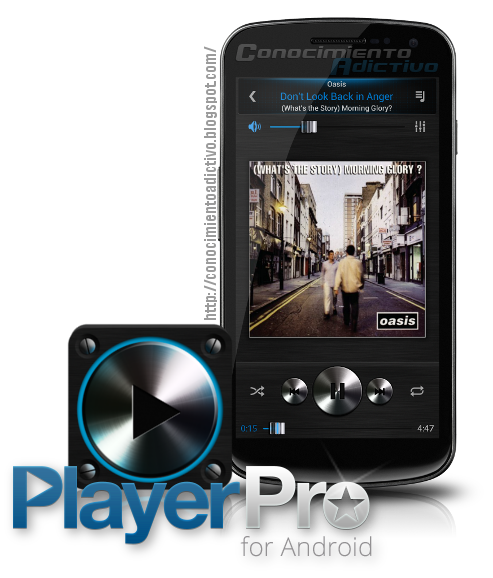 PlayerPro Music Player 2.82 - Add life to your multimedia experience with this stylish and functional music player