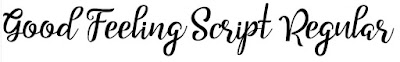 Good Feeling Script font