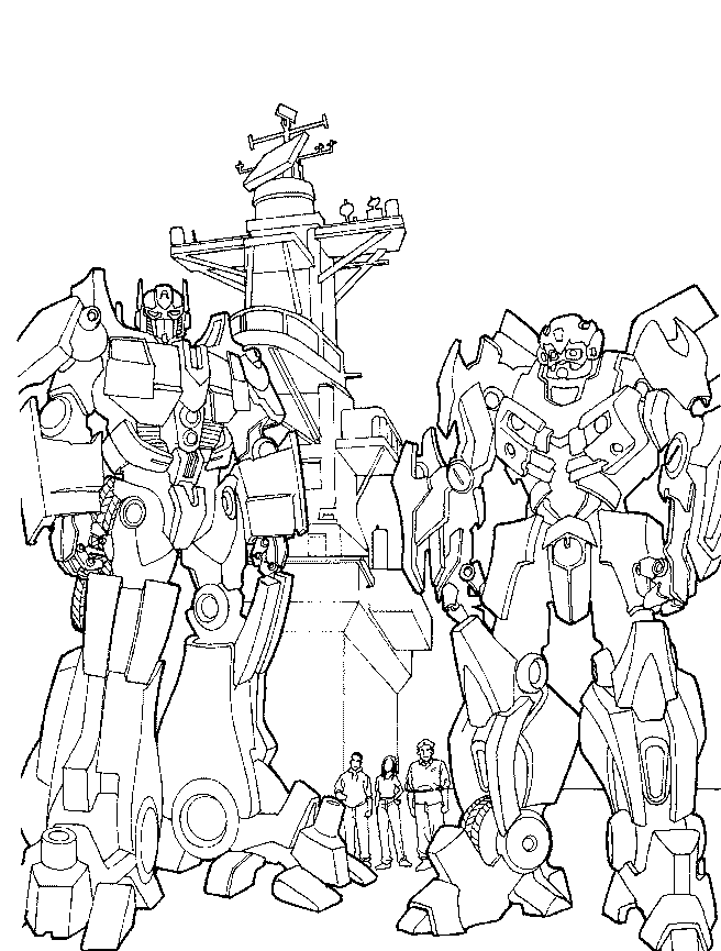 Transformer Coloring Pages 6