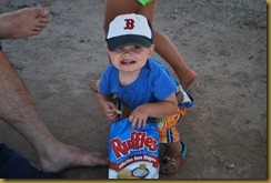 Curtis on beach