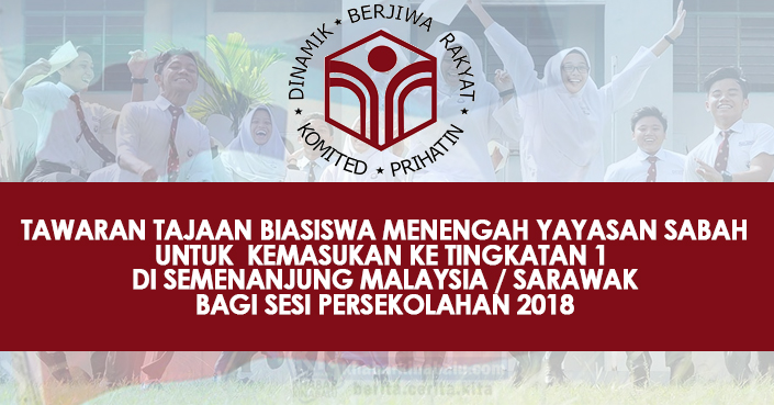 permohonan biasiswa yayasan sabah