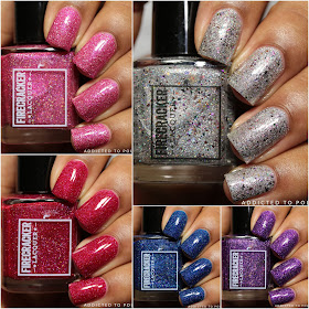 Fire Cracker Lacquer Candle Salad Collection Swatches and Review
