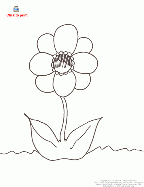 flower coloring pages for print free world pics