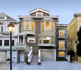 Modern homes designs front views San francisco USA.