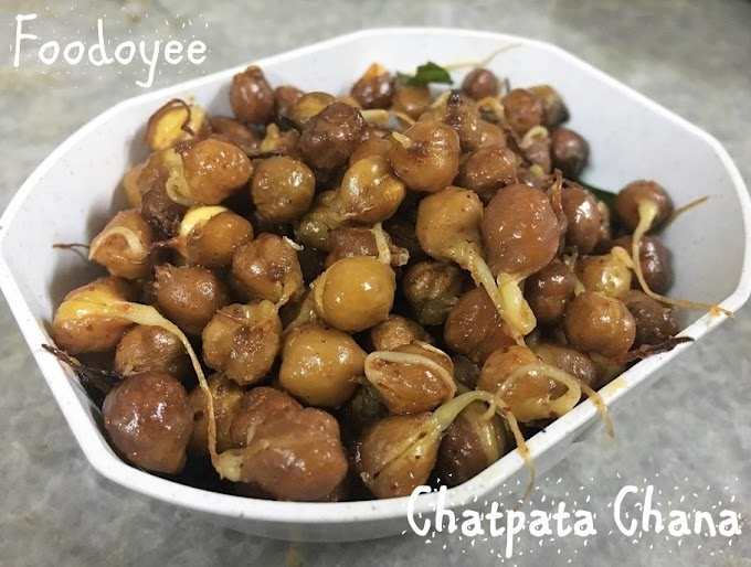 Chatpata Chana - snack with sprouts 